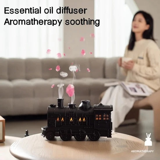Train Humidifier Creative Air Moisturizer Portable