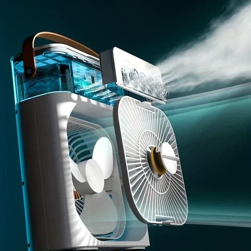 Electric Humidifier Fan – 2-in-1 Hydrating Cooling Station