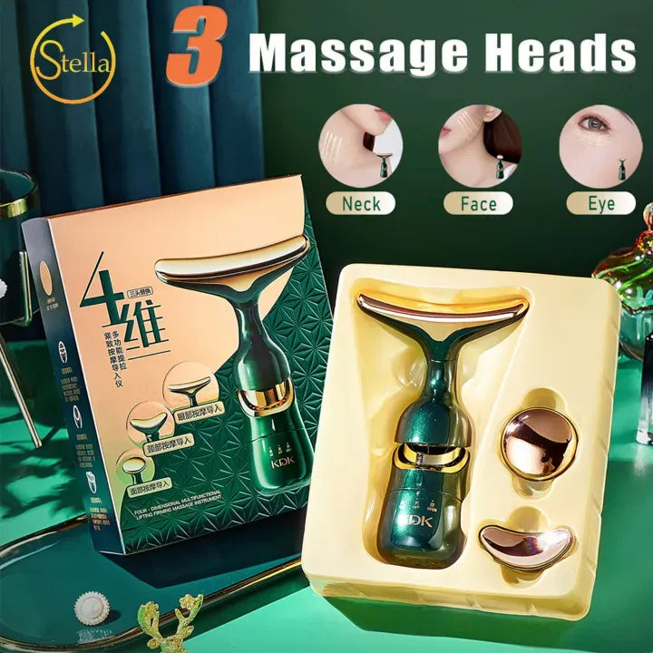 3-in-1 facial massager face lift microcurrent facial instrument anti-aging skin tightening machine facial massager