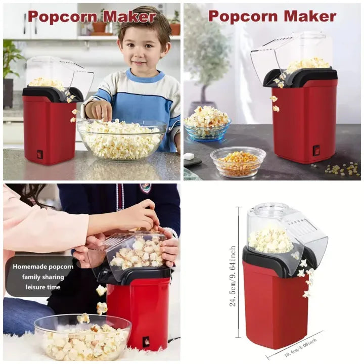 Mini Electric Popcorn Maker Hot Air Oil-Free Popcorn Machine for Home Use, Premium Qualiy PopCorn Maker Machine 1200V