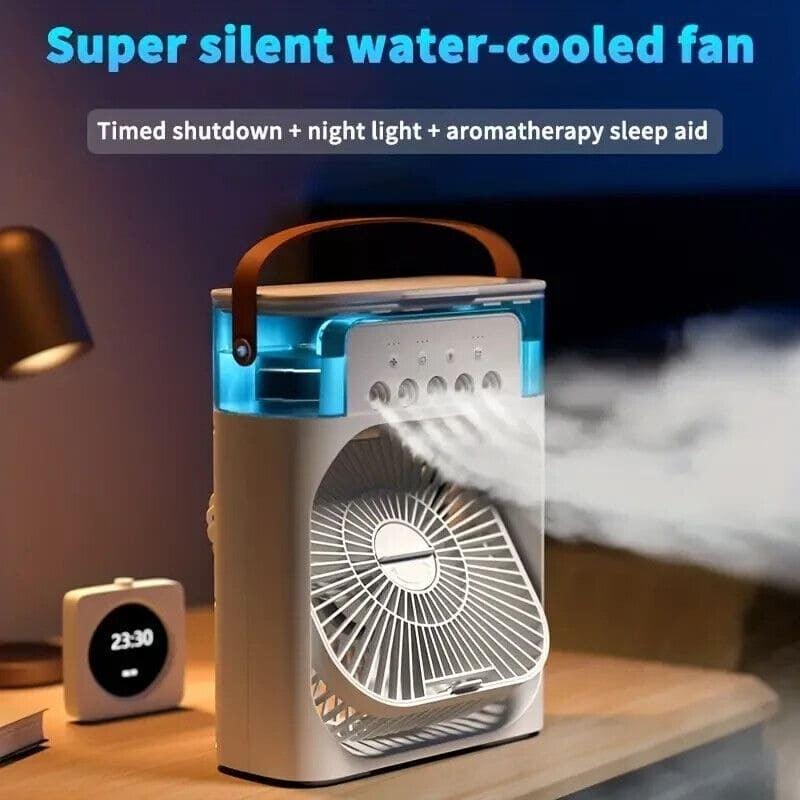 Electric Humidifier Fan – 2-in-1 Hydrating Cooling Station