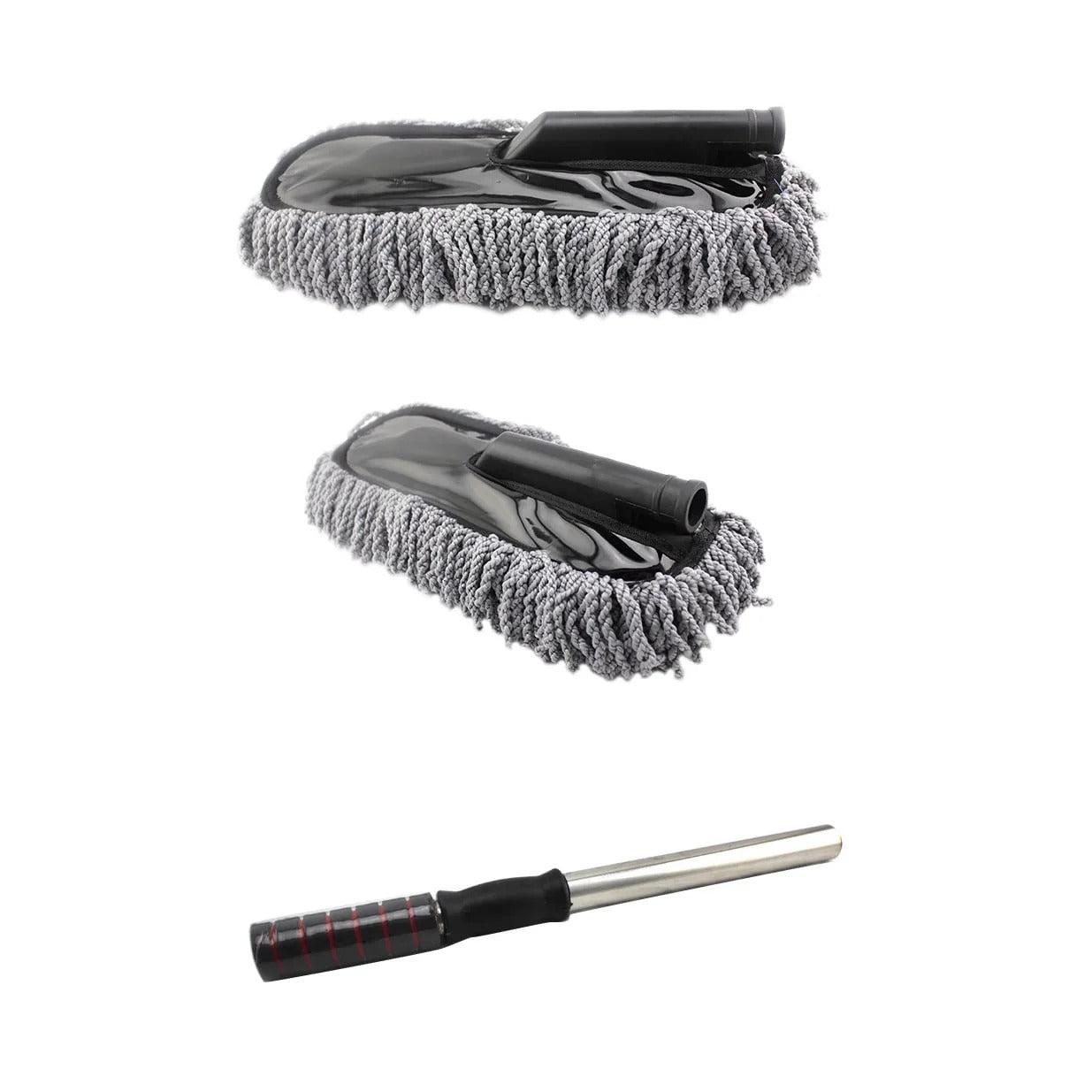 Big Duster and Wash Brush - Dusting for Car | Microfiber Expandable Wet & Dry Use Duster