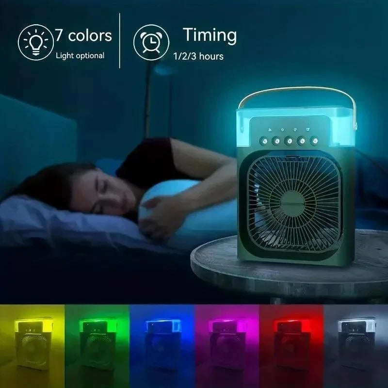 Electric Humidifier Fan – 2-in-1 Hydrating Cooling Station
