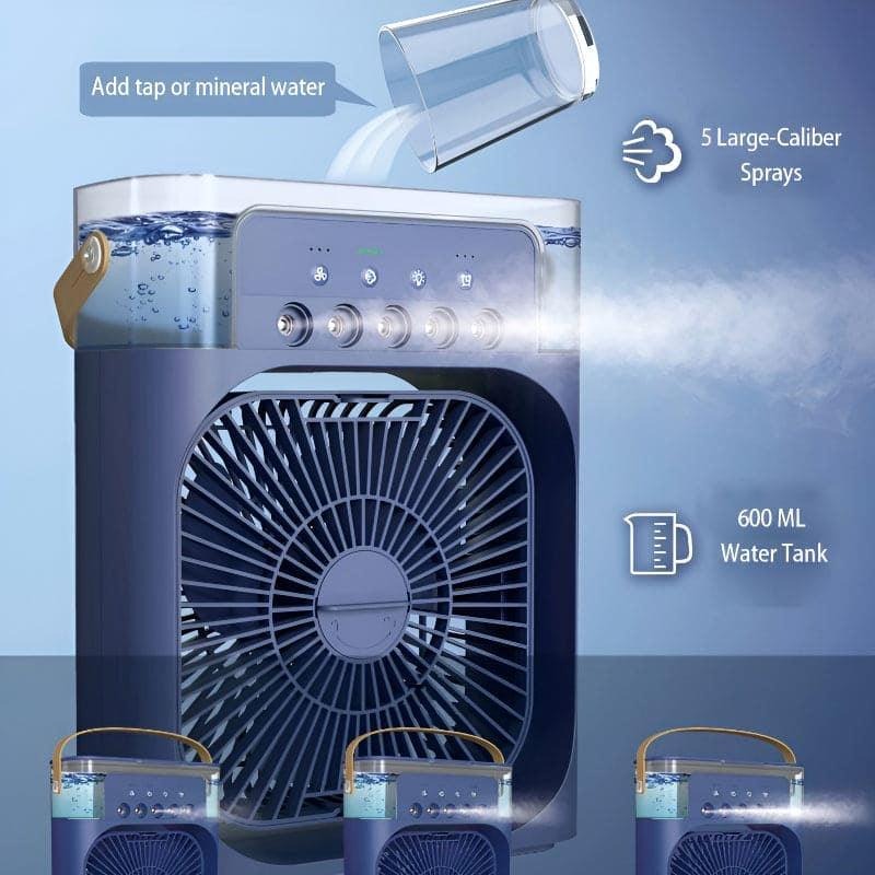 Electric Humidifier Fan – 2-in-1 Hydrating Cooling Station