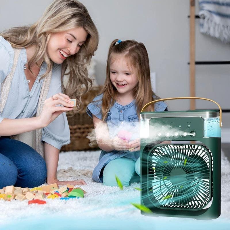 Electric Humidifier Fan – 2-in-1 Hydrating Cooling Station