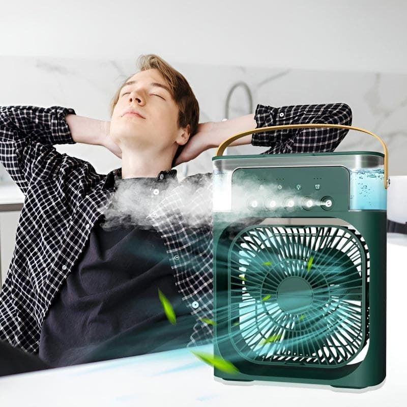 Electric Humidifier Fan – 2-in-1 Hydrating Cooling Station