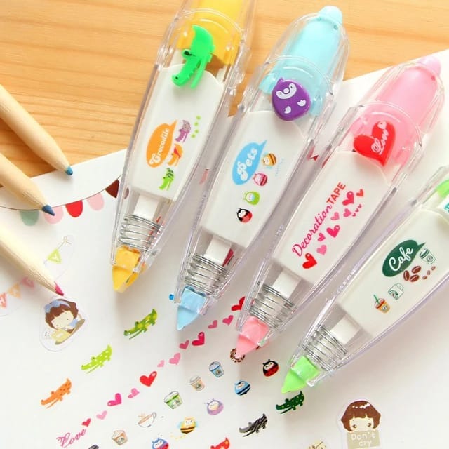 DIY Lace Decoration Tape Pen