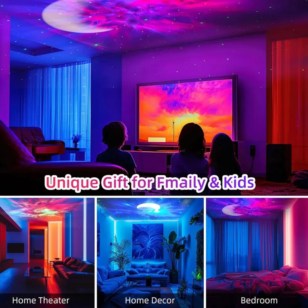 Astronaut Galaxy Star Projector Night Light with Remote Control- Bluetooth Speaker