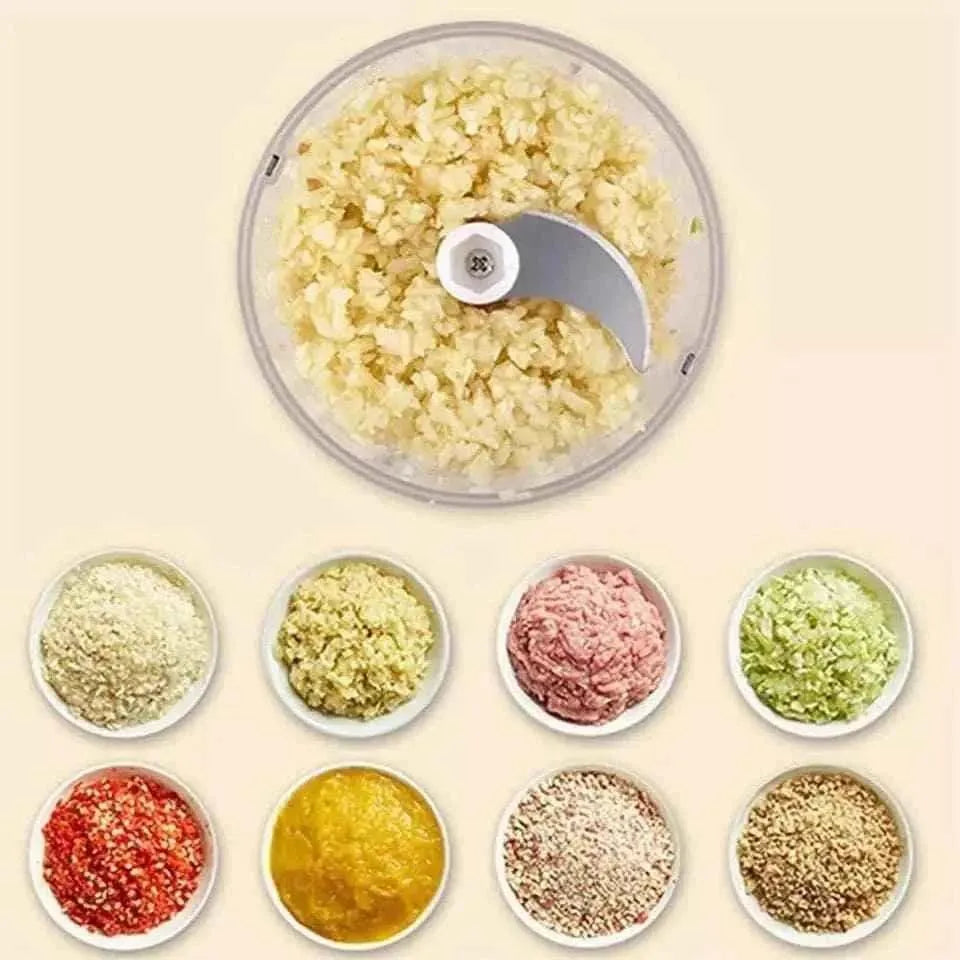 Mini Electric Chopper 250ML - Efficient Food Processor for Quick Meal Prep