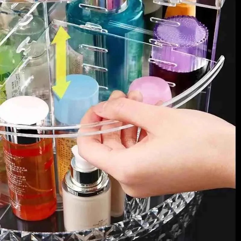 360 Rotating Makeup Organizer for Easy Access and Efficient Storage