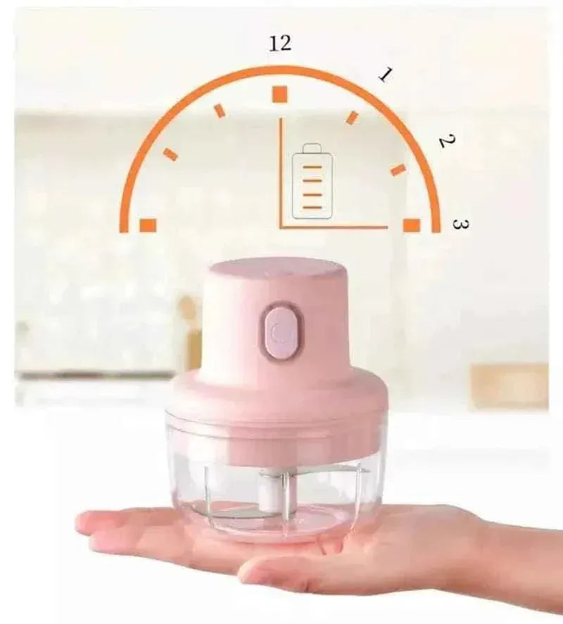 Mini Electric Chopper 250ML - Efficient Food Processor for Quick Meal Prep