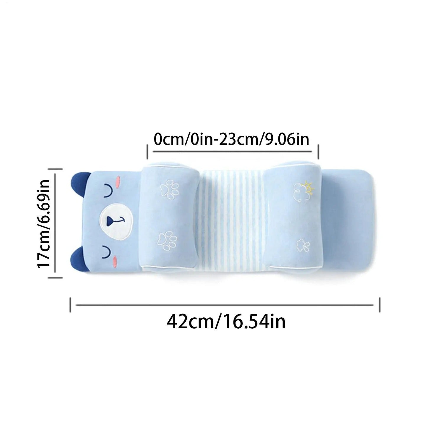 Baby Head Shaping Pillow – Anti-Flat Head 3D Mesh Breathable Pillow for Newborns