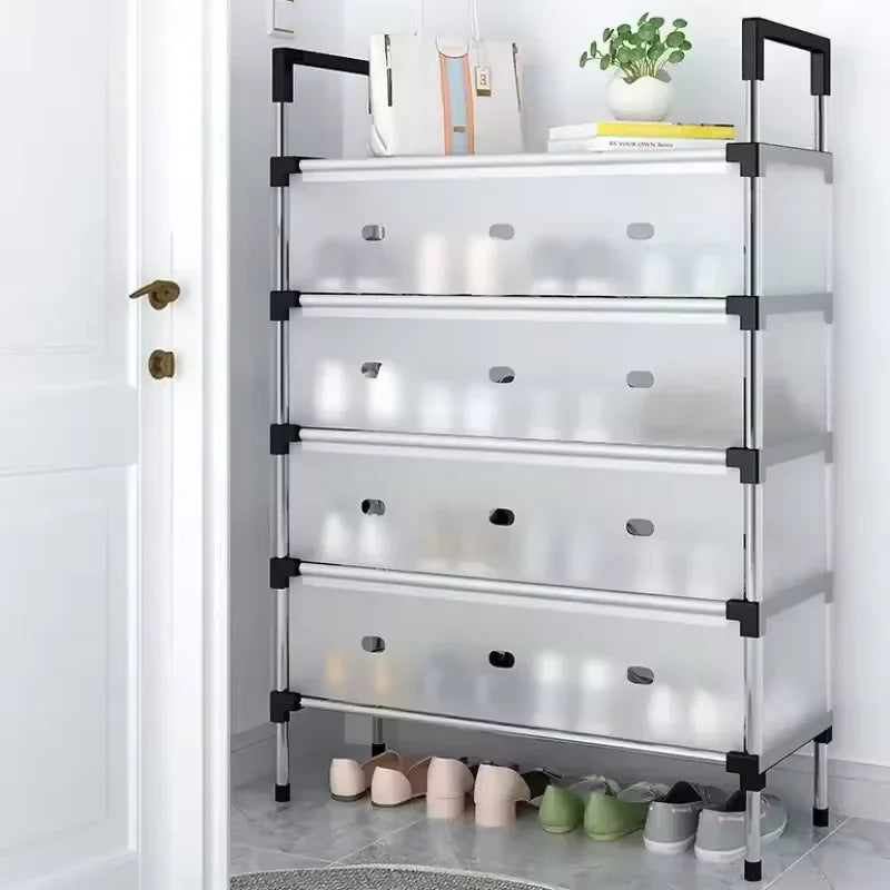 Multilayer Dustproof Shoe Rack – Spacious & Durable Home Organizer