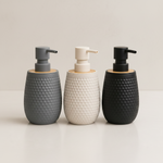 Pebble Texture Refillable Liquid Soap Dispenser (each)