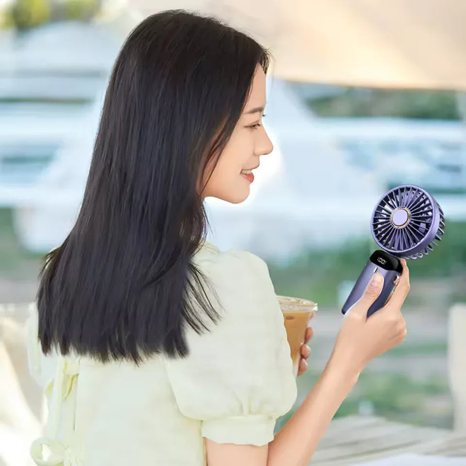 Foldable 5-Speed Rechargeable Portable Mini Fan