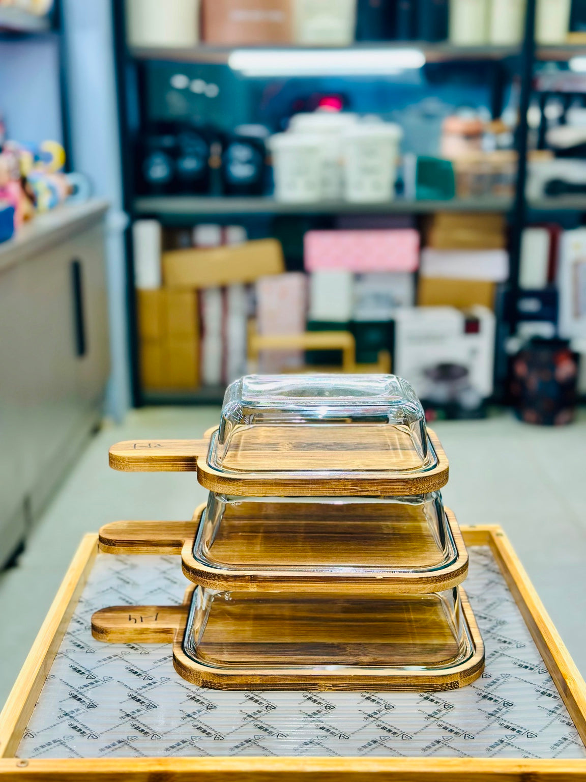 Kebab Serving Dish with Glass Lid – 3 Shapes