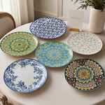 Turkish Retro Dinner Plate – 10 Inch