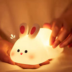Cute Rabbit Desk Lamp – Soft LED Night Light for Bedroom & Kids Room